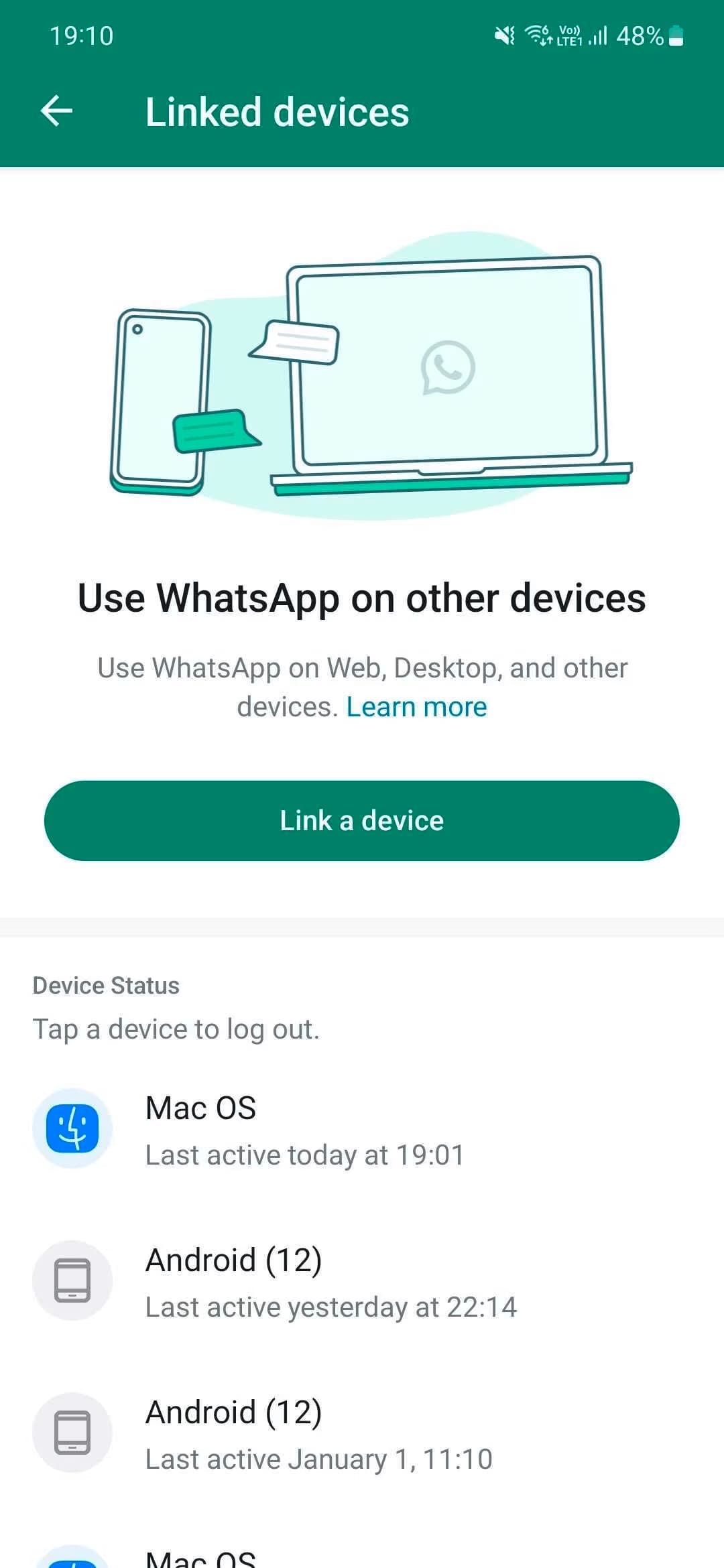 Linkar Dispositivo